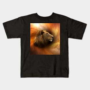 Lion portrait Kids T-Shirt